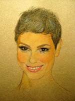 Portrait - Morena - Pastel Pencils